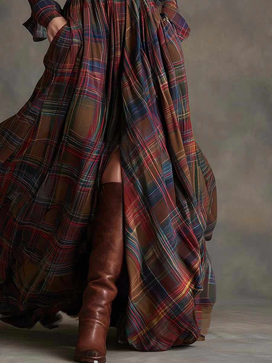 Vestido Camille de Cuadros