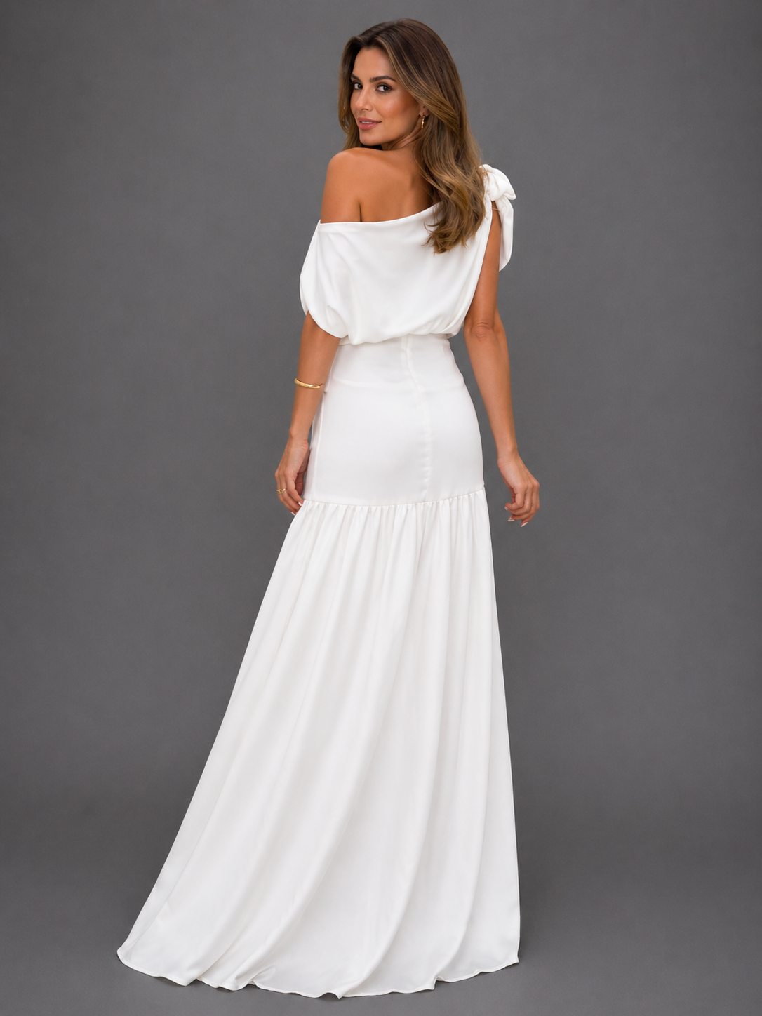 Adriana - Vestido Elegante Manga Raglán, vista 10 – Lucia Navarro