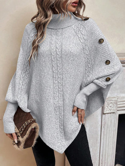Poncho Alexis gris claro