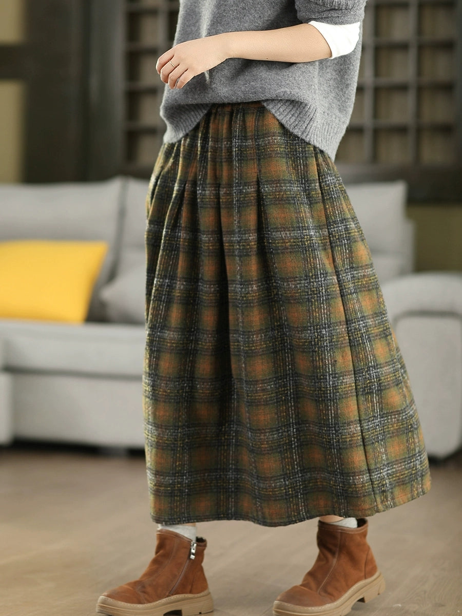 Falda Wanda de Cuadros