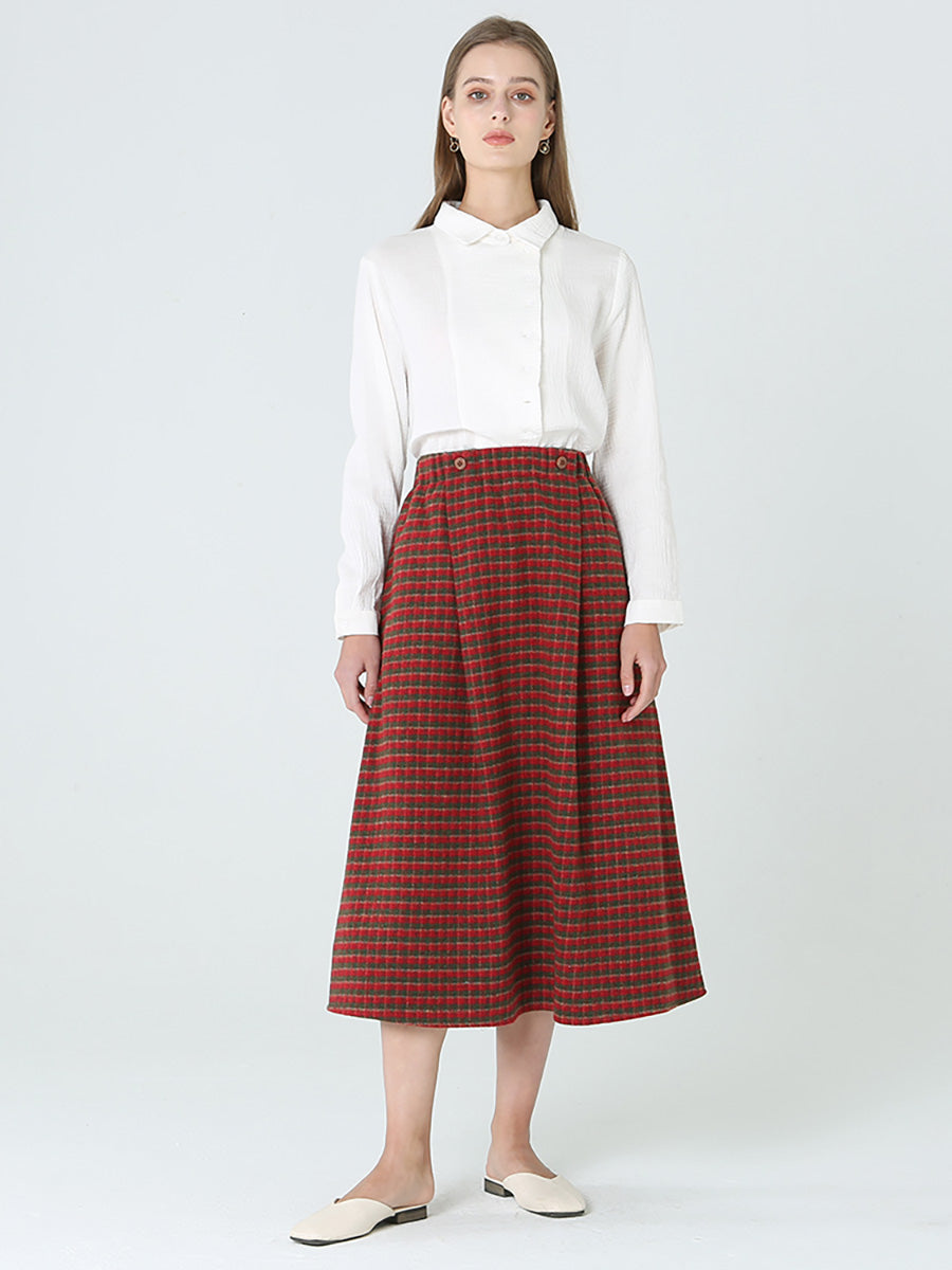 Falda Telva de Cuadros
