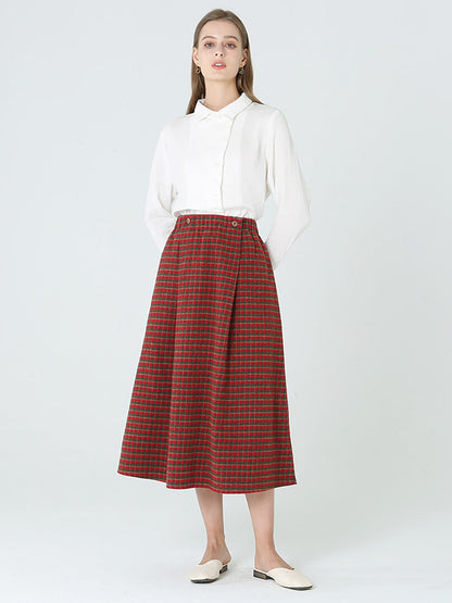 Falda Telva de Cuadros