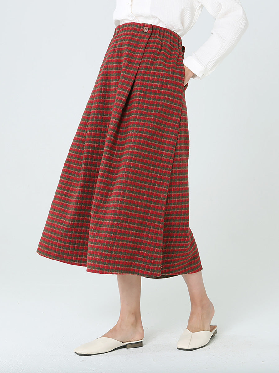 Falda Telva de Cuadros