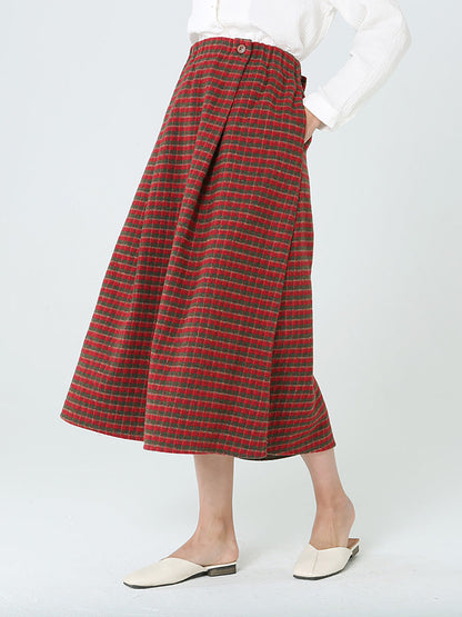 Falda Telva de Cuadros