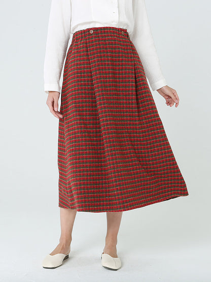Falda Telva de Cuadros