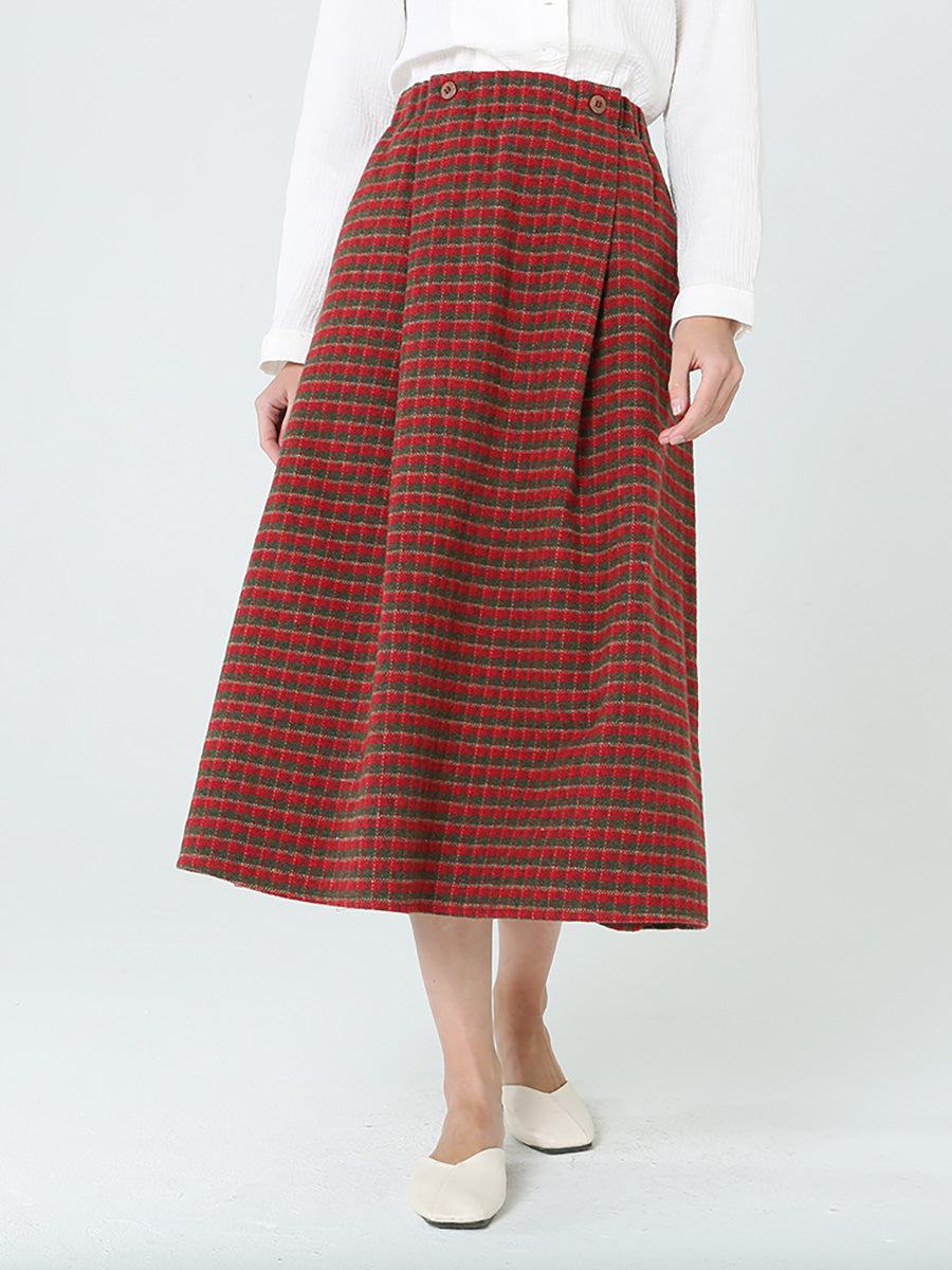Falda Telva de Cuadros