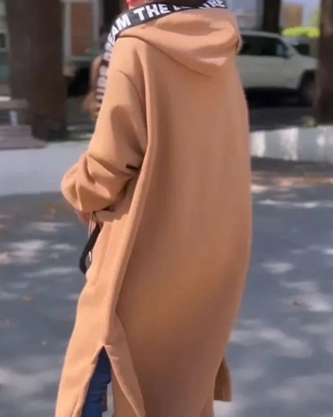 Sudadera Larga Ilaria con Capucha