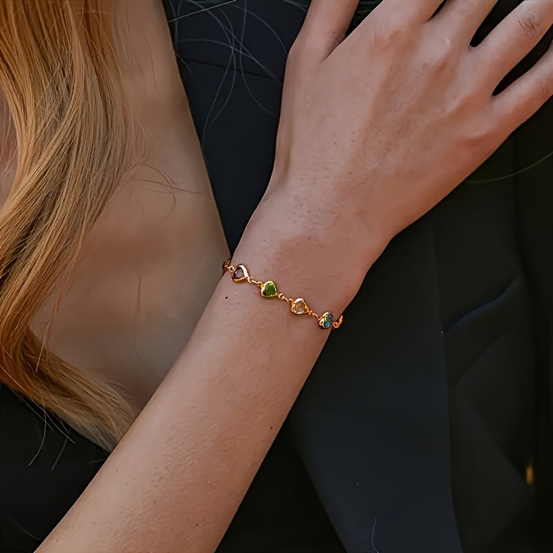 Pulsera Corazón Cielo