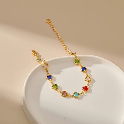 Pulsera Corazón Cielo