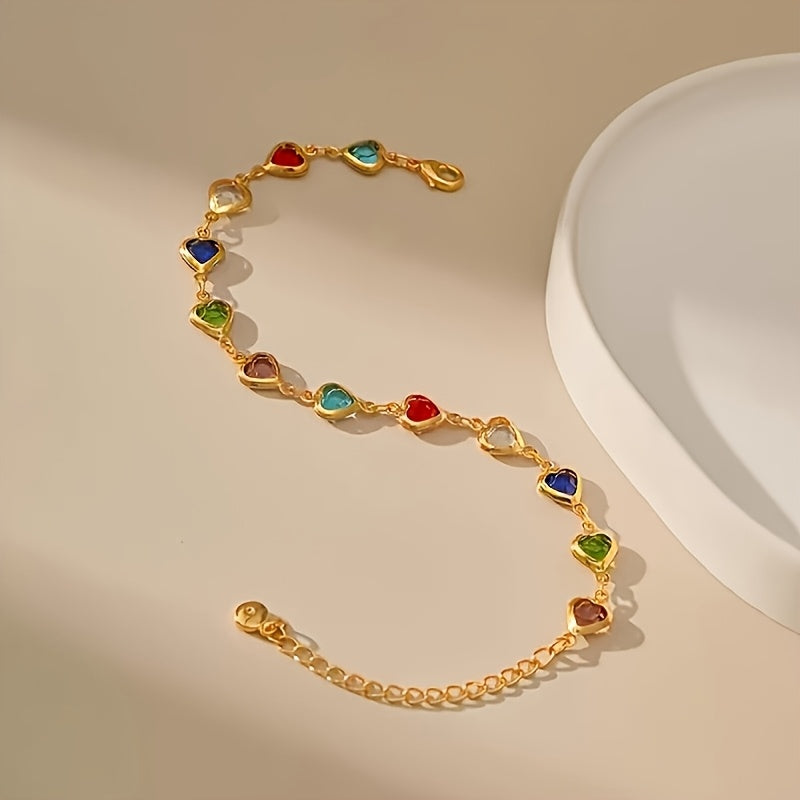 Pulsera Corazón Cielo