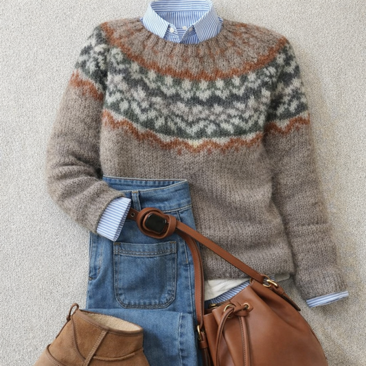 Jersey Nórdico Milagros Camel