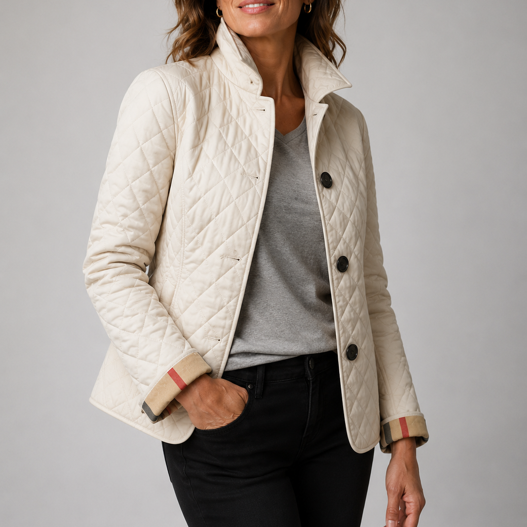 Chaqueta Acolchada Elora beige