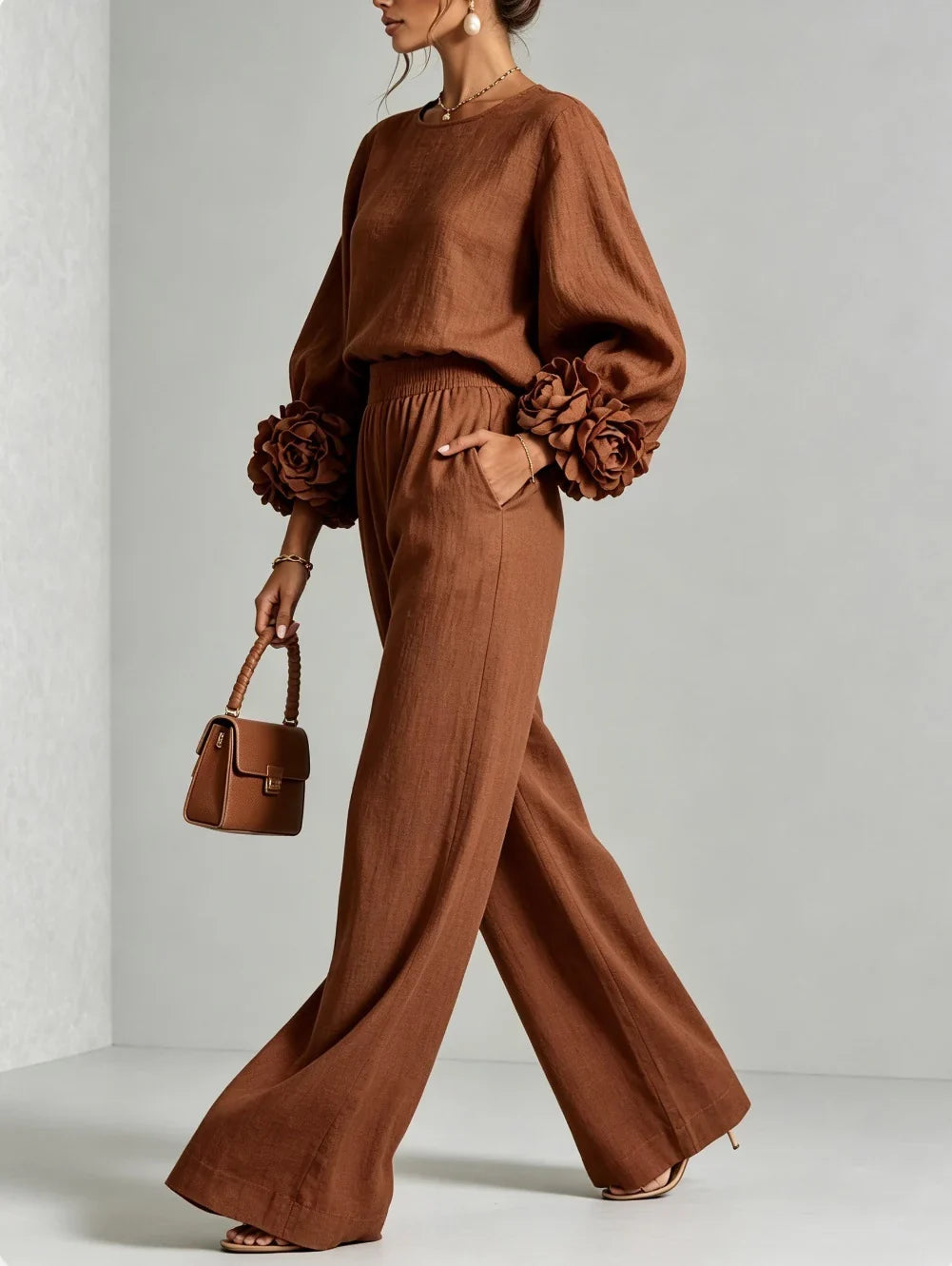 Conjunto Marisol marrón