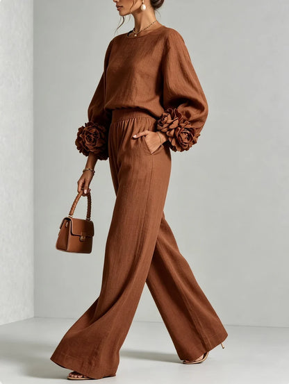 Conjunto Marisol marrón