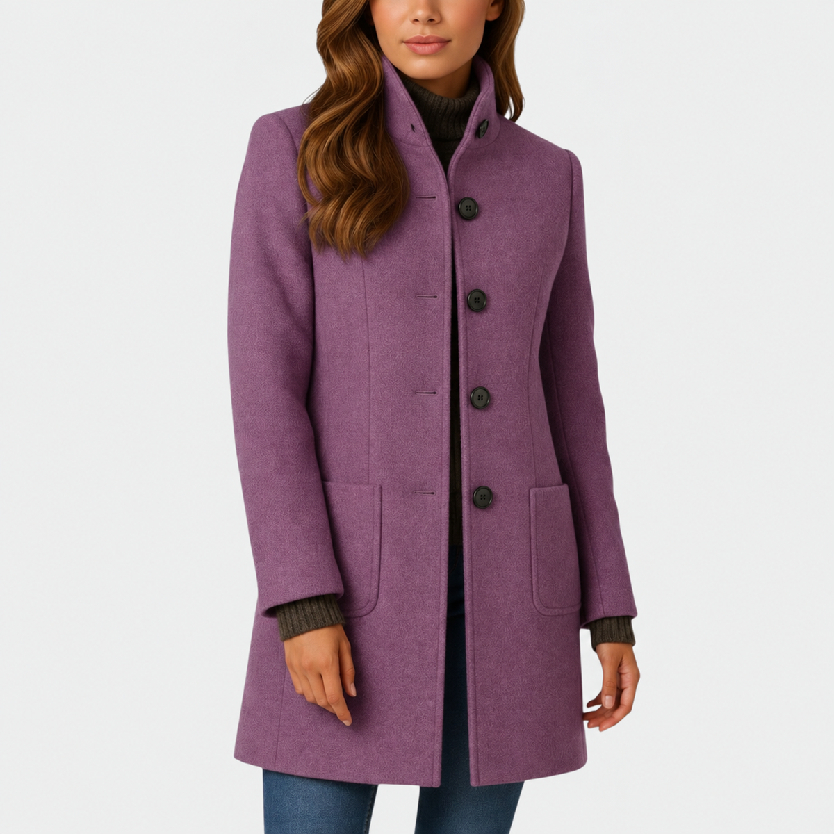 Abrigo Aurora morado