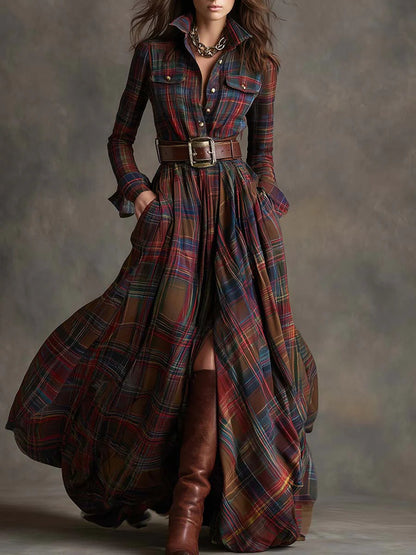 Vestido Camille de Cuadros