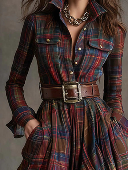 Vestido Camille de Cuadros