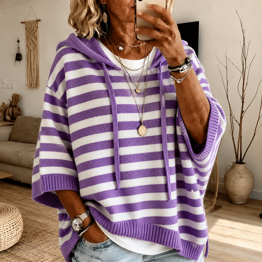Jersey Poncho Remedios morado