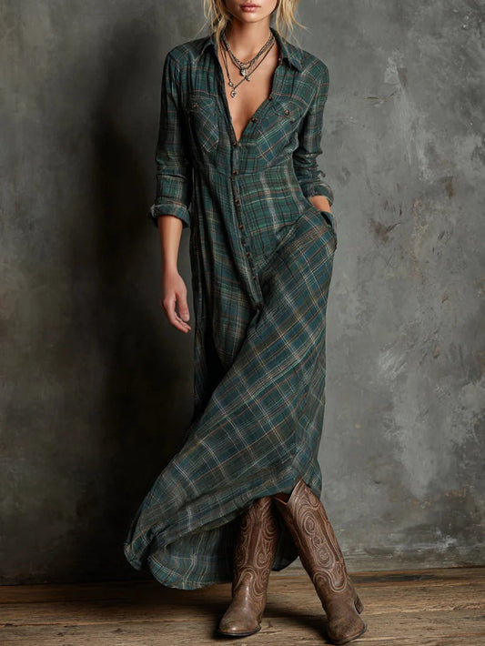 Vestido Mercedes de Cuadros