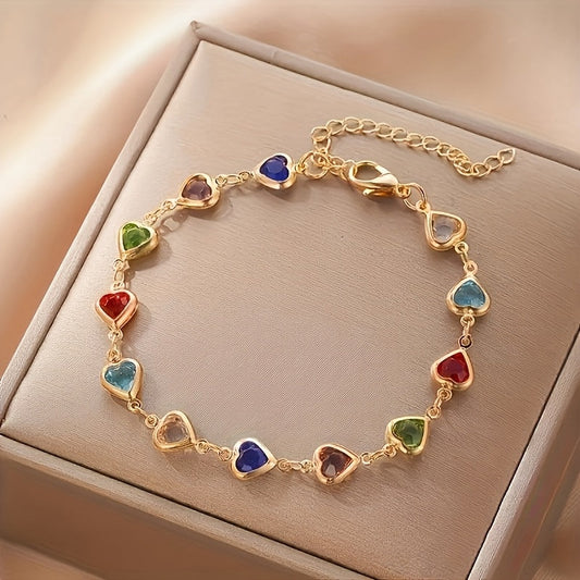 Pulsera Corazón Cielo