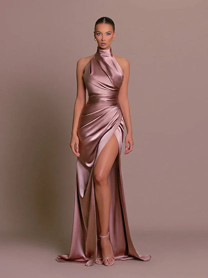 Amanda - Vestido Elegante largo, vista 3 – Lucia Navarro