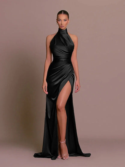 Amanda - Vestido Elegante largo, vista 6 – Lucia Navarro