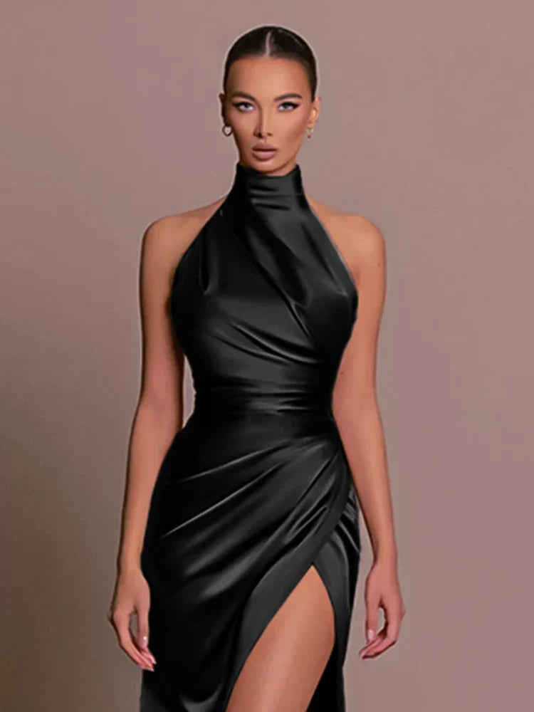 Amanda - Vestido Elegante largo, vista 7 – Lucia Navarro