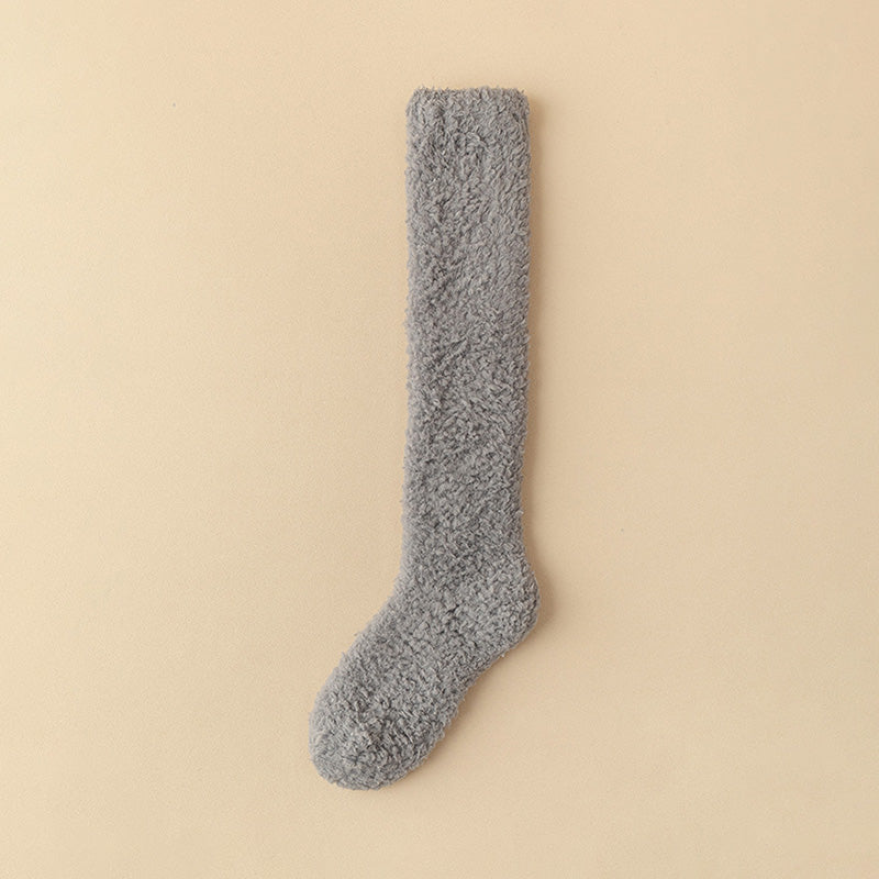 Calcetines Altos Perla Gris, vista 2 – Lucia Navarro