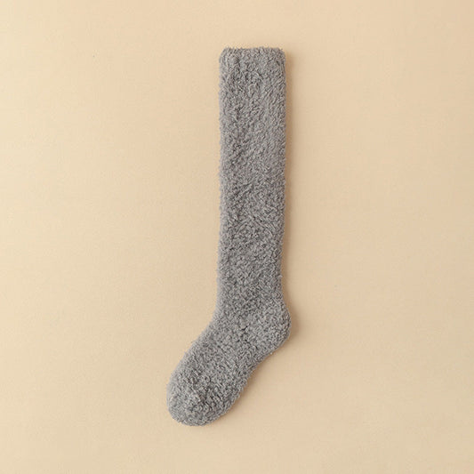 Calcetines Altos Perla Gris, vista 2 – Lucia Navarro