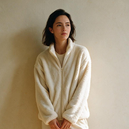 Chaqueta Borreguito Noa Blanca – Lucia Navarro