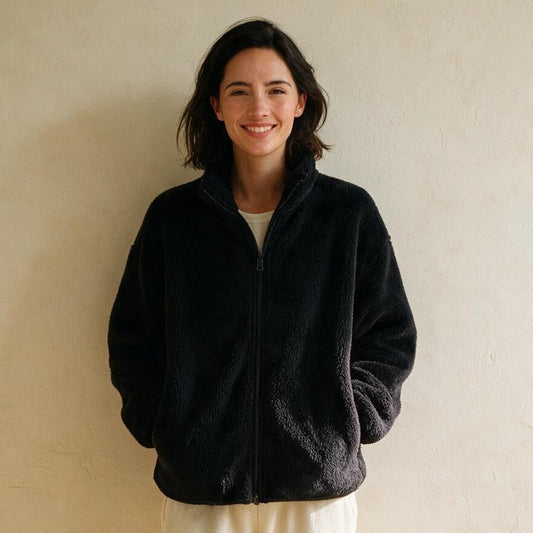 Chaqueta Borreguito Noa Negra – Lucia Navarro