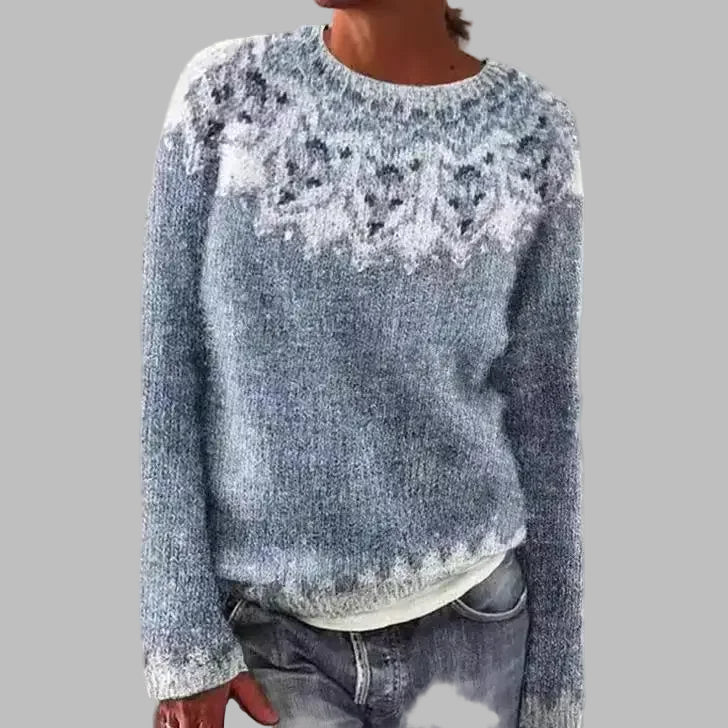 Jersey Nórdico Nieves Azul grisáceo
