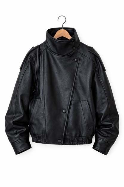 Eira - Chaqueta Efecto Piel Tokyo, vista 2 – Lucia Navarro