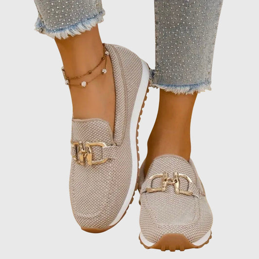 Mocasines Chiara beige - Lucia Navarro