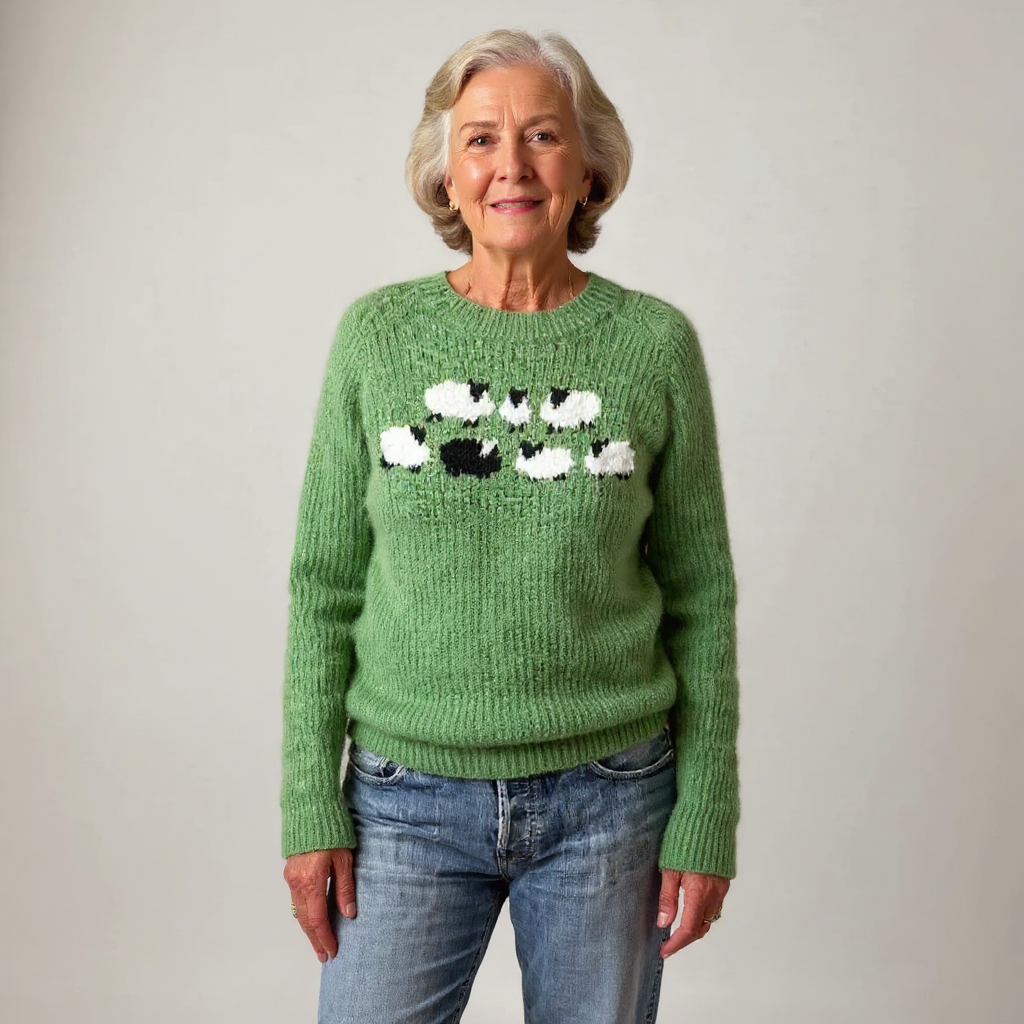 Jersey Ovejitas Paz Verde