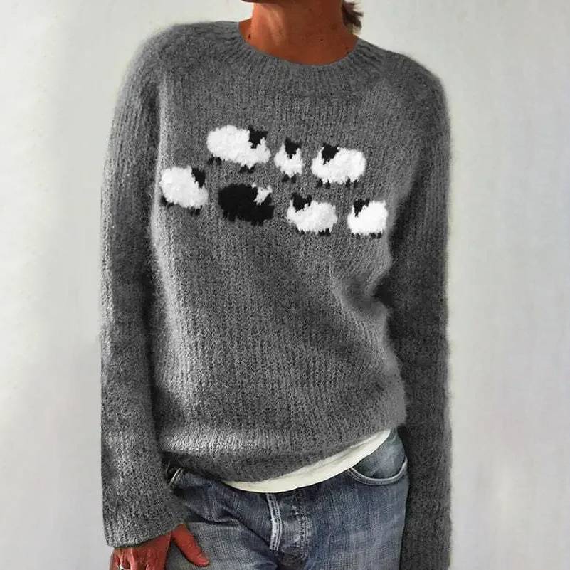 Jersey Ovejitas Paz Gris