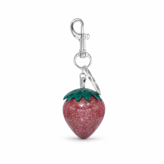 Charm Fresa Plateada
