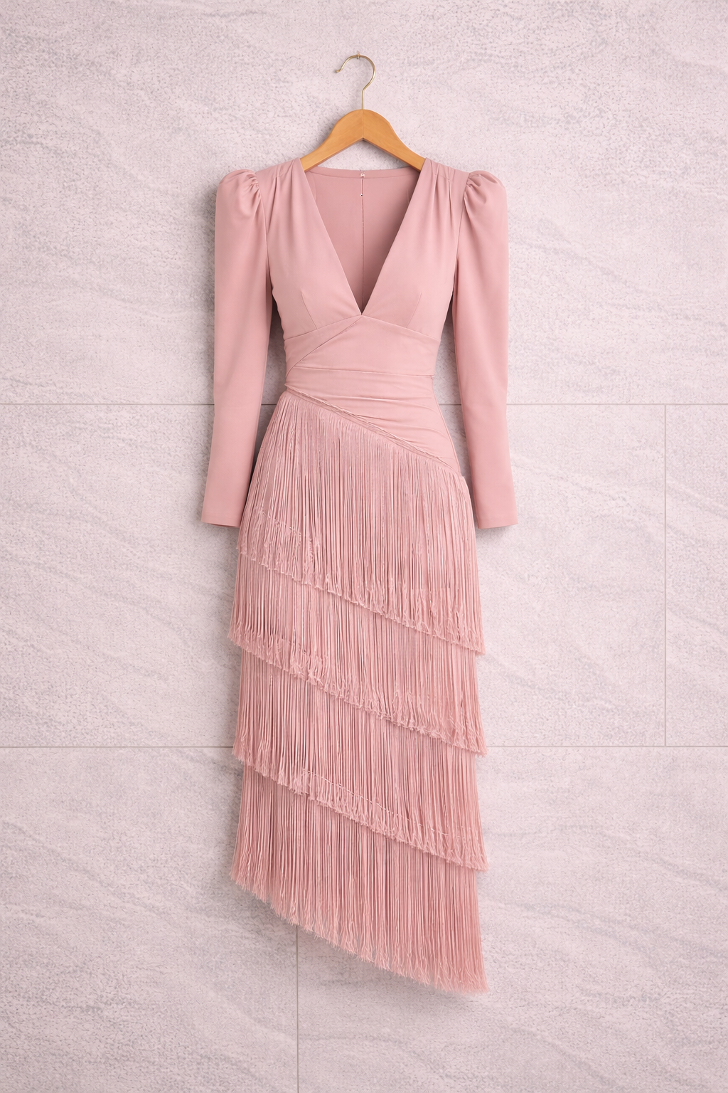 Lorena - Vestido Aurora Blush - Elegancia y Comodez, vista 4 – Lucia Navarro