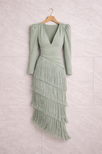 Lorena - Vestido Aurora Blush - Elegancia y Comodez, vista 8 – Lucia Navarro