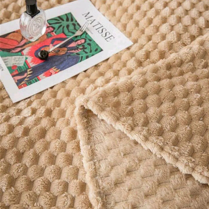 Manta Gofre Camel, vista 4 – Lucia Navarro