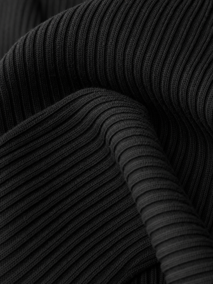 Nora - Vestido Midi de Punto Ajustado con Semicuello y Cinturón, vista 15 – Lucia Navarro
