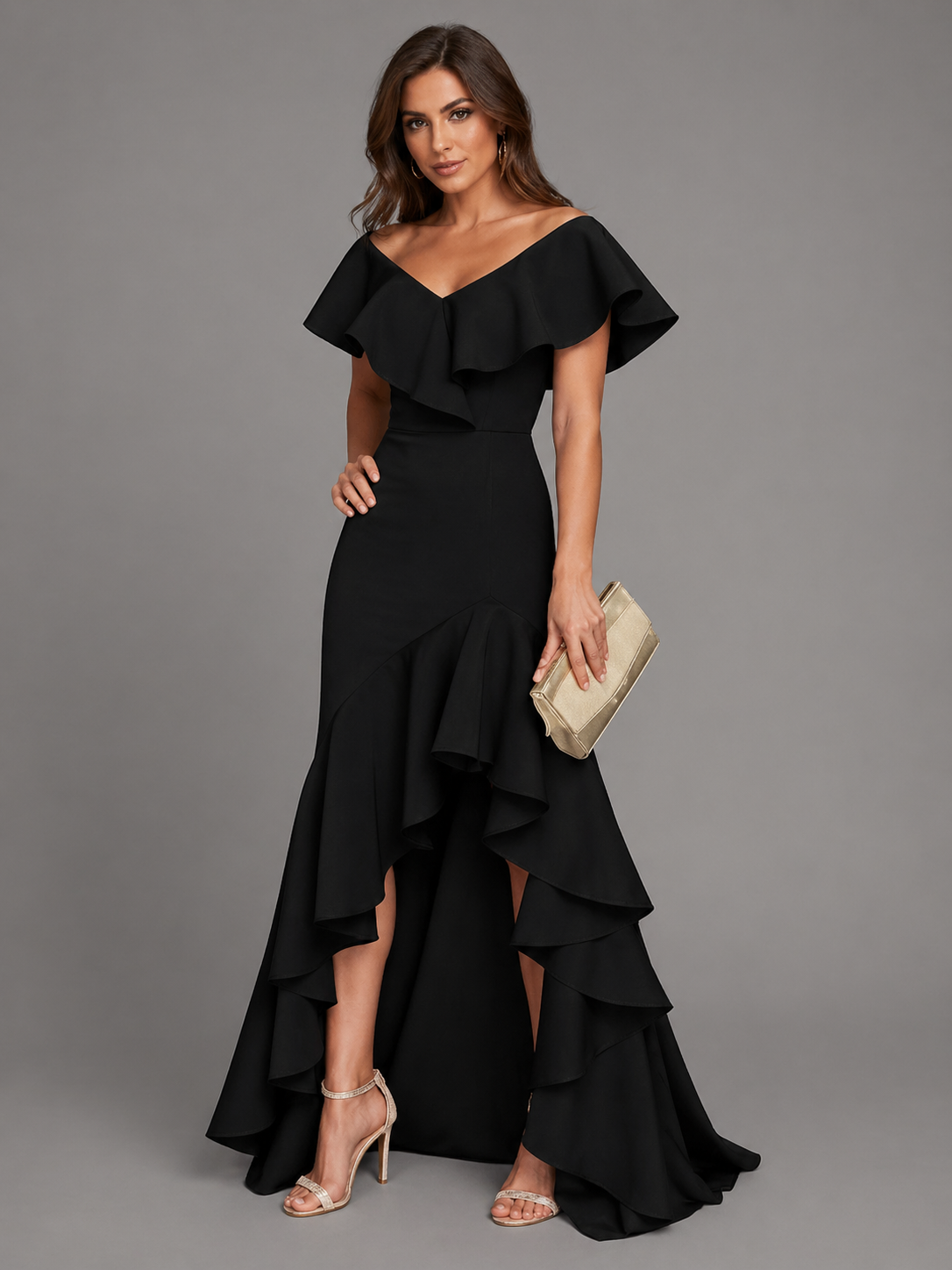 Nuria - Vestido de Noche Elegante – Lucia Navarro