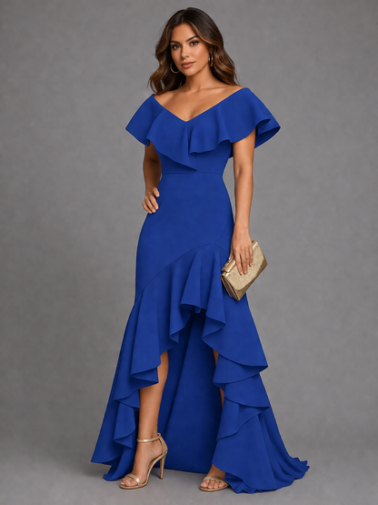 Nuria - Vestido de Noche Elegante, vista 2 – Lucia Navarro