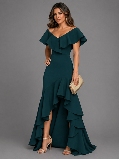 Nuria - Vestido de Noche Elegante, vista 3 – Lucia Navarro