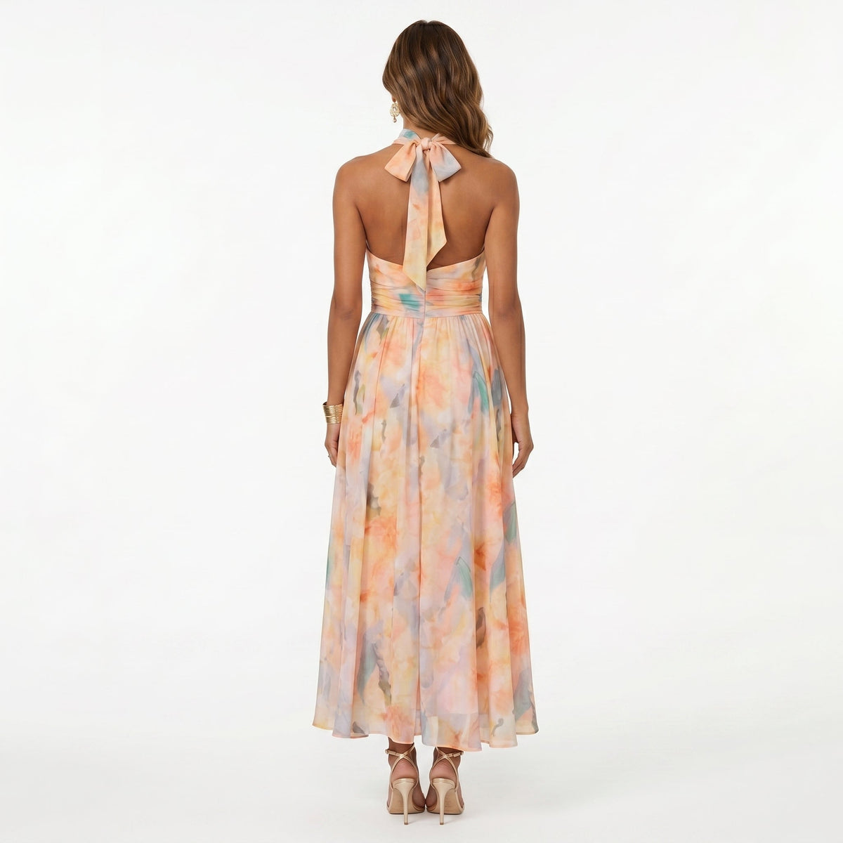 Paula - Vestido Largo, vista 2 – Lucia Navarro