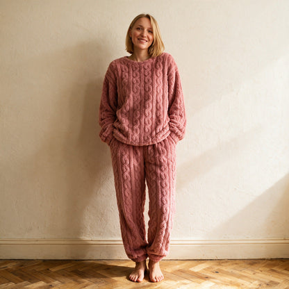 Pijama Trenzado Adela Rosa Palo – Lucia Navarro