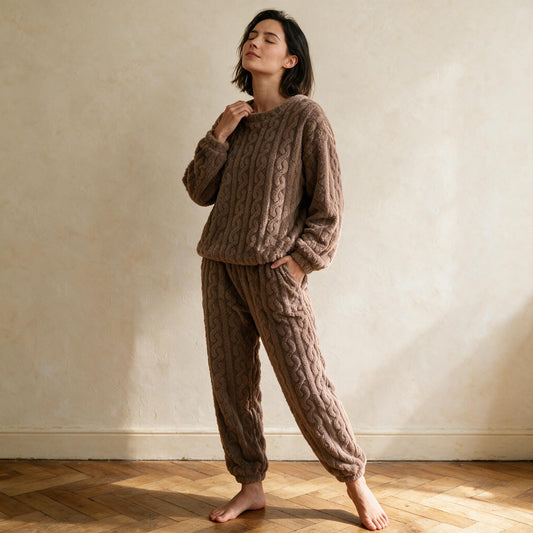 Pijama Trenzado Adela Topo – Lucia Navarro