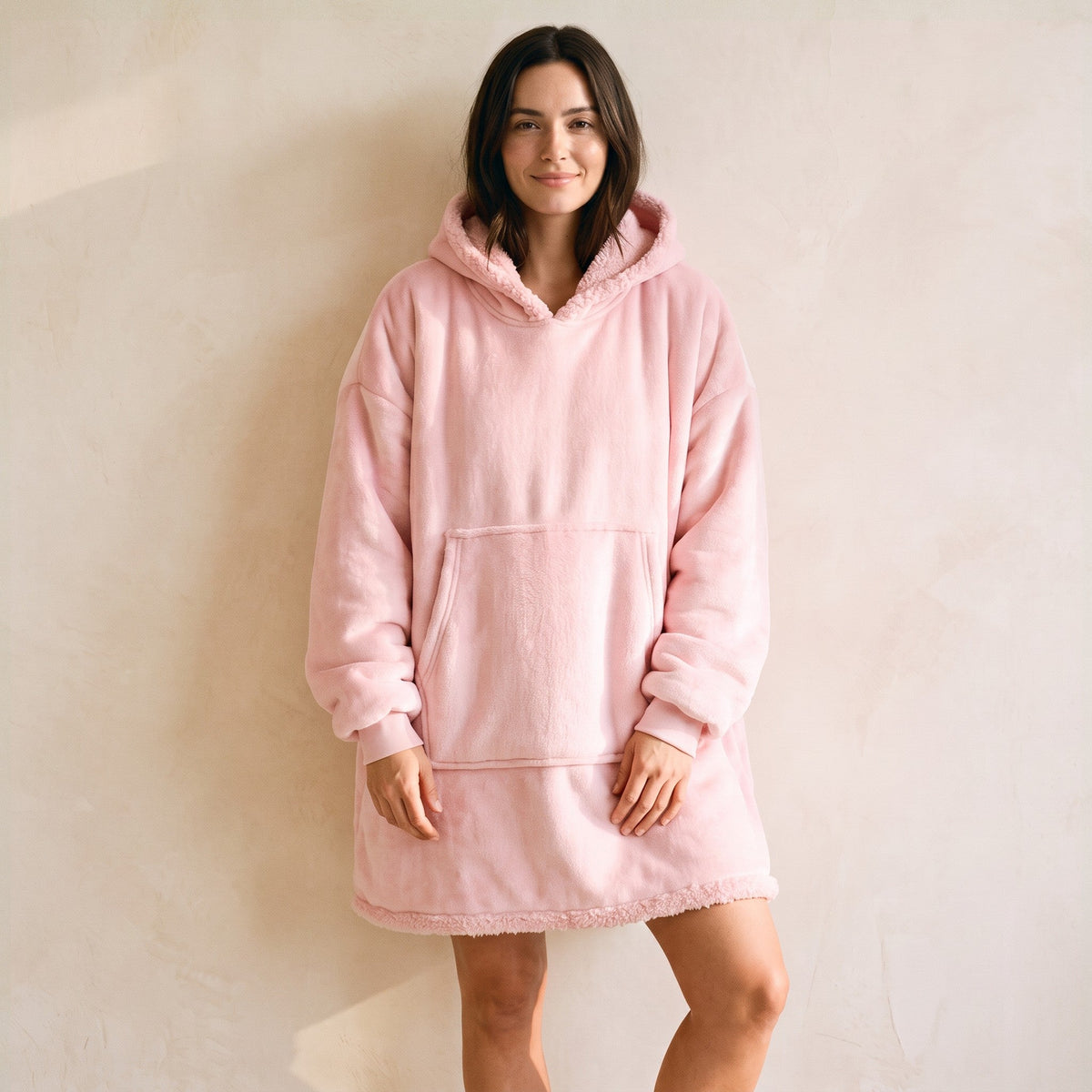 Sudadera Manta Cloe Rosa – Lucia Navarro
