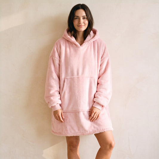 Sudadera Manta Cloe Rosa – Lucia Navarro