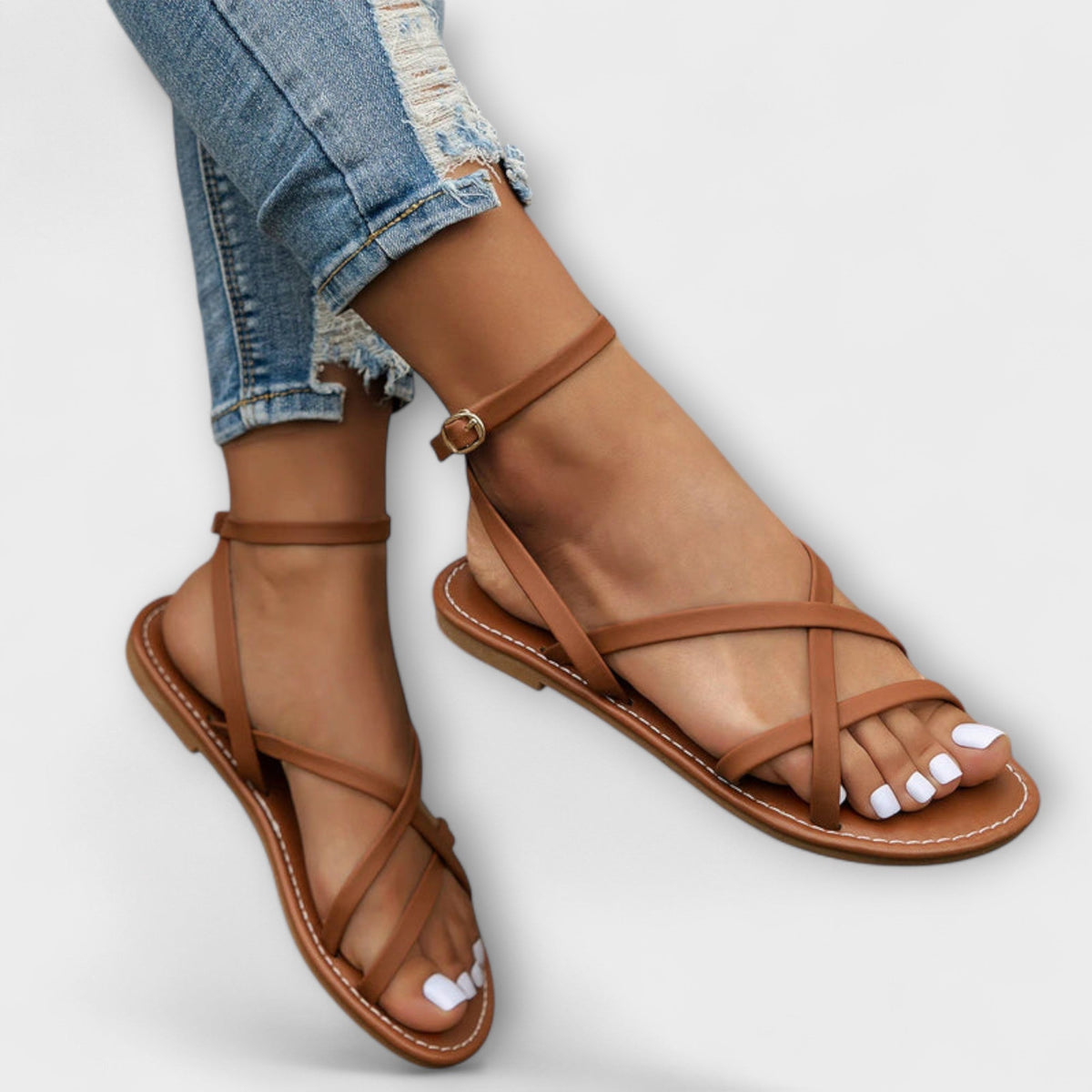 Susana - Sandalias Romanas Elegantes, vista 3 – Lucia Navarro